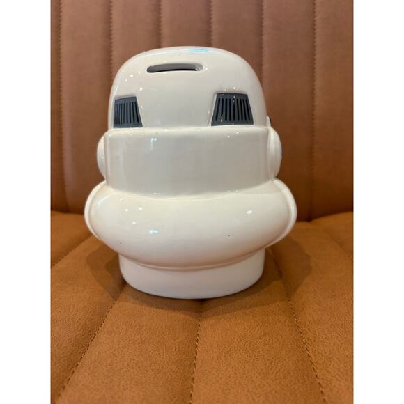 STAR WARS STORM TROOPER COIN PIGGY BANK LUCAS FILMS HELMET CERAMIC - Picture 3 of 6